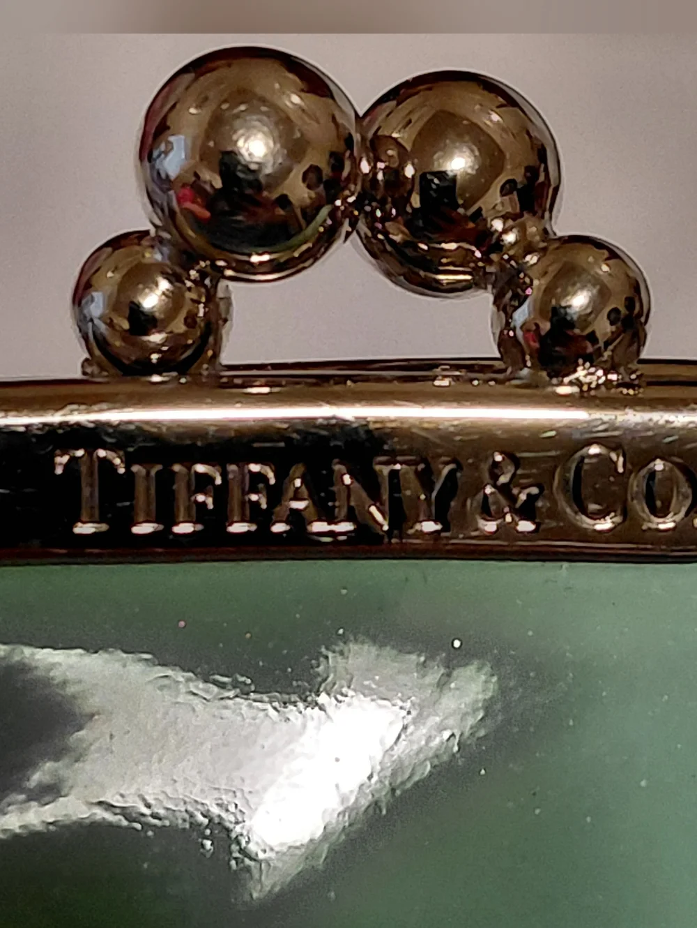 Tiffany & Co. Patent Leather Kiss Lock Coin Purse In Tiffany Blue - Picture 2 of 9